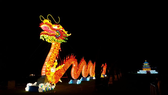Chinese dragon on festival